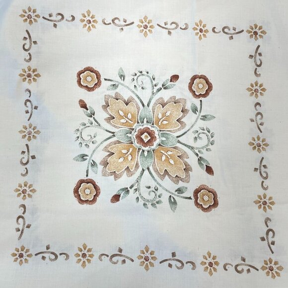 Craft Fabric Panels Pineapple Floral Pillows Table Runner Bed Covering Cotton - Picture 2 of 3